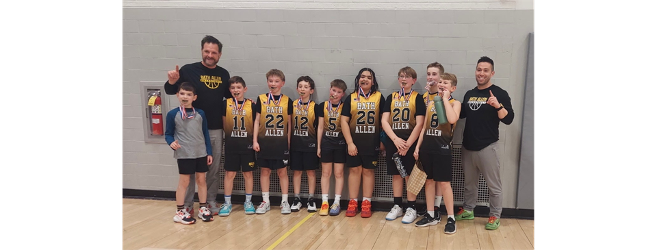 Boys 5/6 B Sliver Champs!